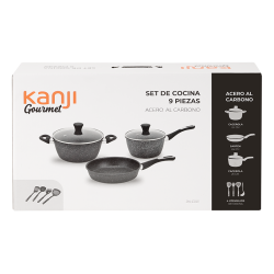 Set de Cocina 9 piezas Kanji Gourmet